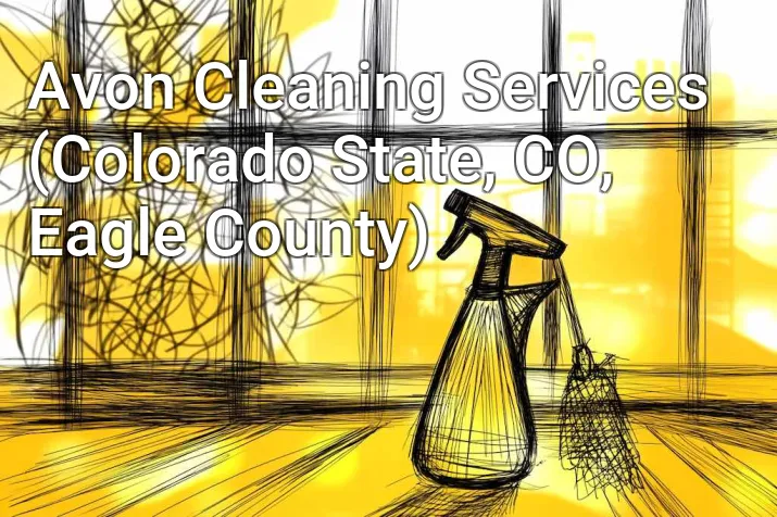 Avon Cleaning Services (Colorado State, CO, Eagle County)
