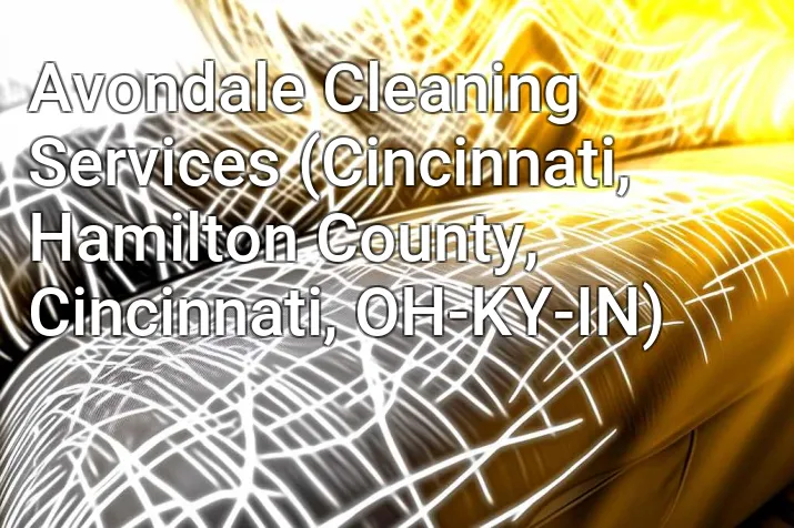 Avondale Cleaning Services (Cincinnati, Hamilton County, Cincinnati, OH-KY-IN)