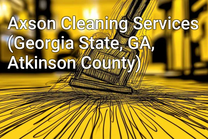 Axson Cleaning Services (Georgia State, GA, Atkinson County)