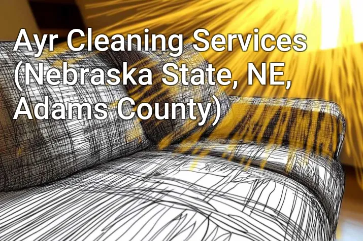 Ayr Cleaning Services (Nebraska State, NE, Adams County)