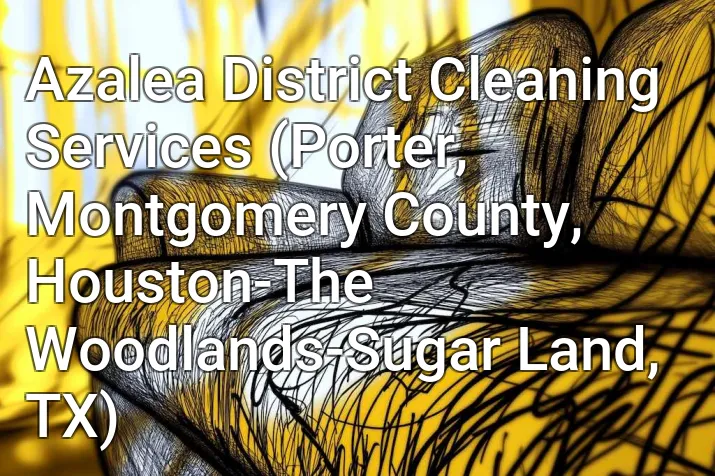 Azalea District Cleaning Services (Porter, Montgomery County, Houston-The Woodlands-Sugar Land, TX)