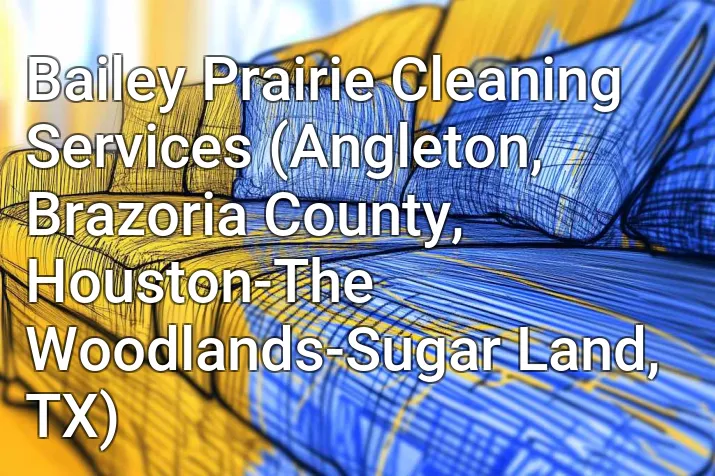 Bailey Prairie Cleaning Services (Angleton, Brazoria County, Houston-The Woodlands-Sugar Land, TX)