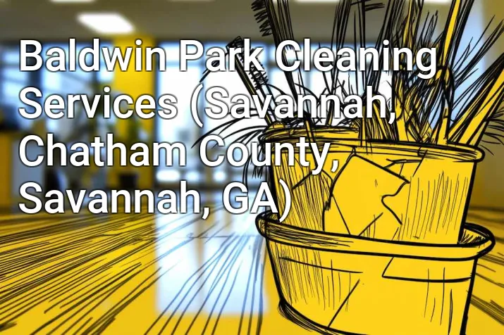 Baldwin Park Cleaning Services (Savannah, Chatham County, Savannah, GA)