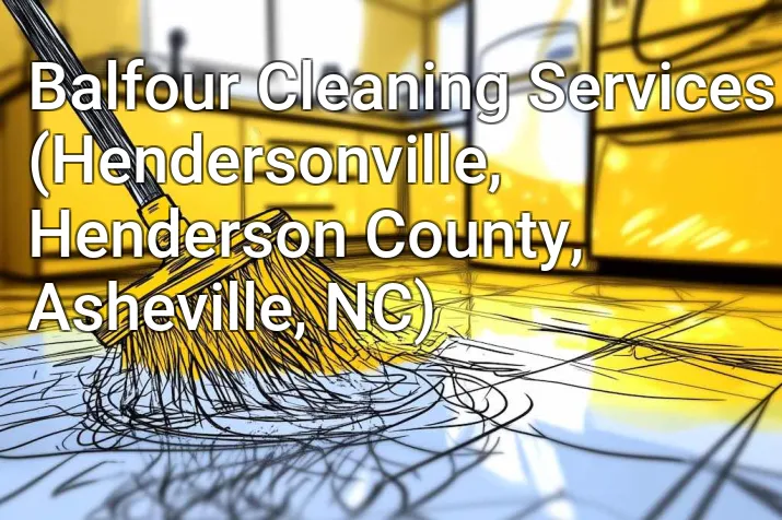 Balfour Cleaning Services (Hendersonville, Henderson County, Asheville, NC)