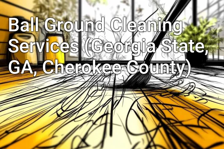 Ball Ground Cleaning Services (Georgia State, GA, Cherokee County)