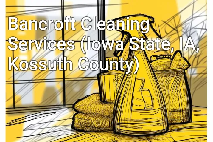Bancroft Cleaning Services (Iowa State, IA, Kossuth County)