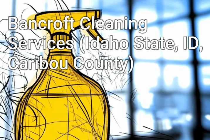 Bancroft Cleaning Services (Idaho State, ID, Caribou County)
