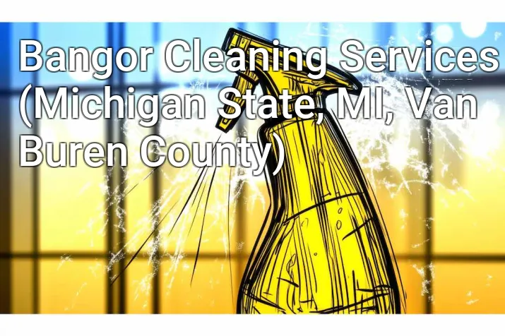 Bangor Cleaning Services (Michigan State, MI, Van Buren County)