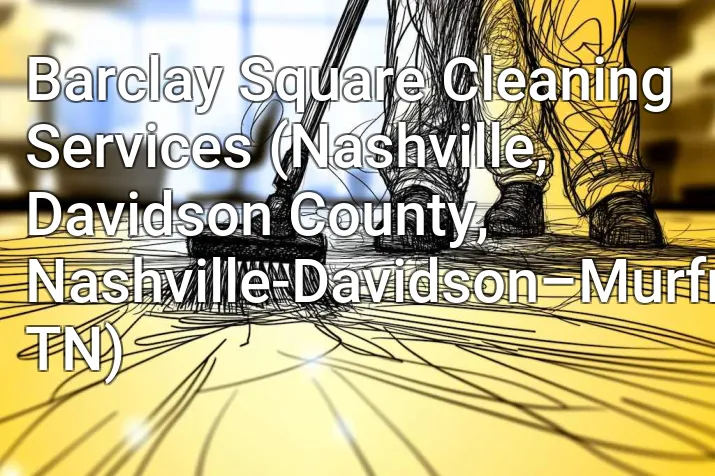 Barclay Square Cleaning Services (Nashville, Davidson County, Nashville-Davidson–Murfreesboro–Franklin, TN)
