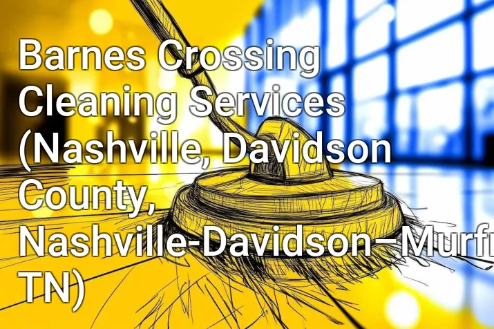 Barnes Crossing Cleaning Services (Nashville, Davidson County, Nashville-Davidson–Murfreesboro–Franklin, TN)