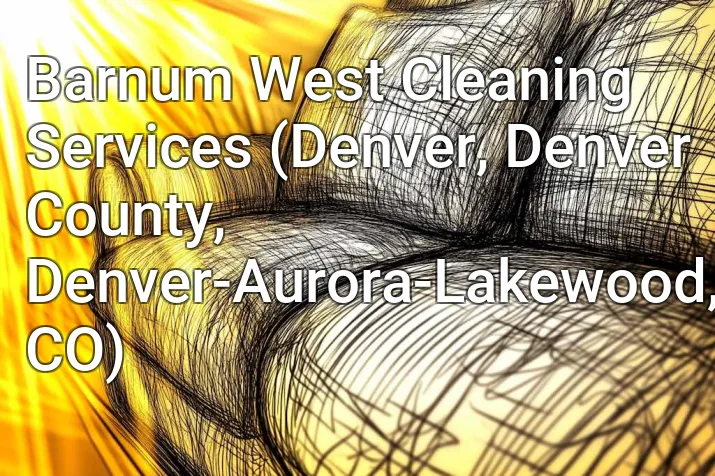 Barnum West Cleaning Services (Denver, Denver County, Denver-Aurora-Lakewood, CO)