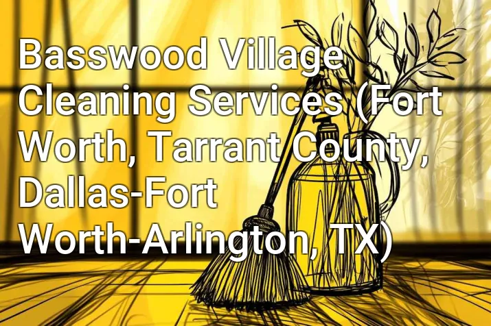 Basswood Village Cleaning Services (Fort Worth, Tarrant County, Dallas-Fort Worth-Arlington, TX)