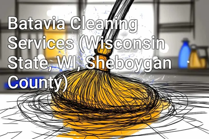 Batavia Cleaning Services (Wisconsin State, WI, Sheboygan County)