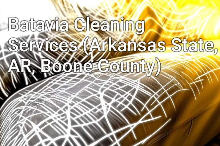 Batavia Cleaning Services (Arkansas State, AR, Boone County)