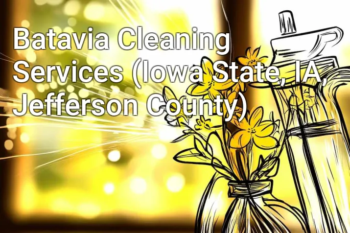 Batavia Cleaning Services (Iowa State, IA, Jefferson County)
