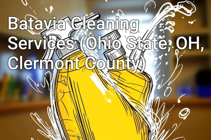 Batavia Cleaning Services (Ohio State, OH, Clermont County)