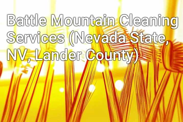 Battle Mountain Cleaning Services (Nevada State, NV, Lander County)