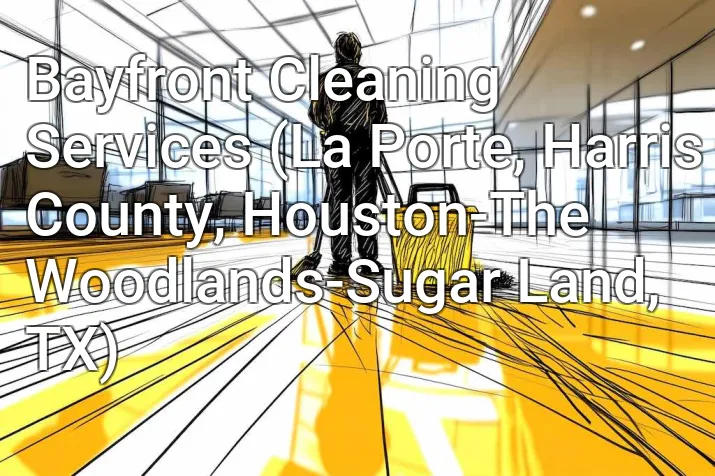 Bayfront Cleaning Services (La Porte, Harris County, Houston-The Woodlands-Sugar Land, TX)