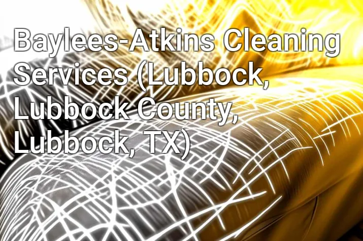 Baylees-Atkins Cleaning Services (Lubbock, Lubbock County, Lubbock, TX)