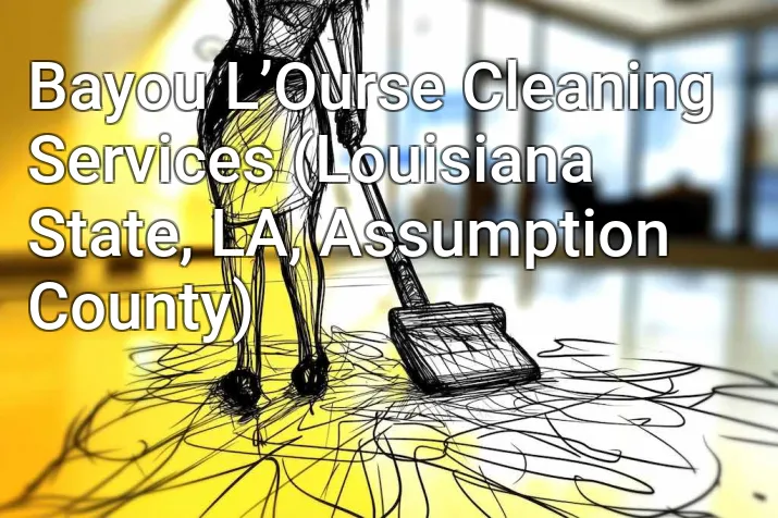 Bayou L’Ourse Cleaning Services (Louisiana State, LA, Assumption County)
