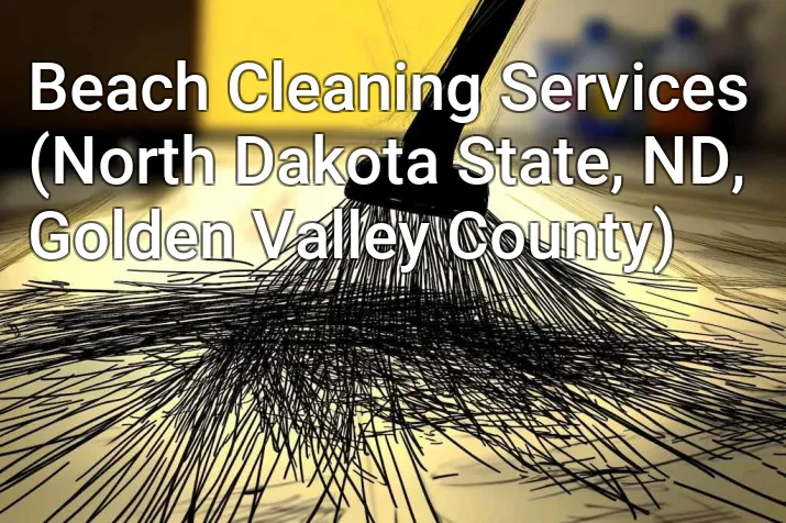 Beach Cleaning Services (North Dakota State, ND, Golden Valley County)