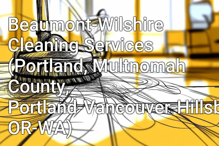 Beaumont-Wilshire Cleaning Services (Portland, Multnomah County, Portland-Vancouver-Hillsboro, OR-WA)