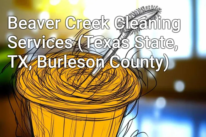 Beaver Creek Cleaning Services (Texas State, TX, Burleson County)