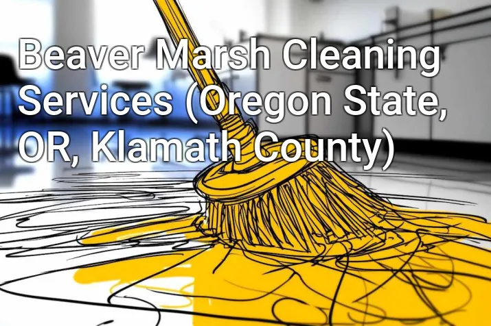 Beaver Marsh Cleaning Services (Oregon State, OR, Klamath County)