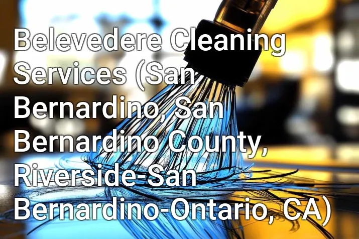 Belevedere Cleaning Services (San Bernardino, San Bernardino County, Riverside-San Bernardino-Ontario, CA)