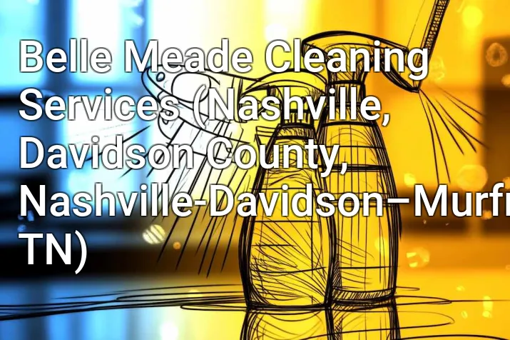 Belle Meade Cleaning Services (Nashville, Davidson County, Nashville-Davidson–Murfreesboro–Franklin, TN)