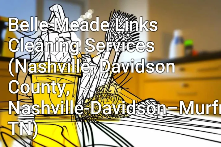 Belle Meade Links Cleaning Services (Nashville, Davidson County, Nashville-Davidson–Murfreesboro–Franklin, TN)