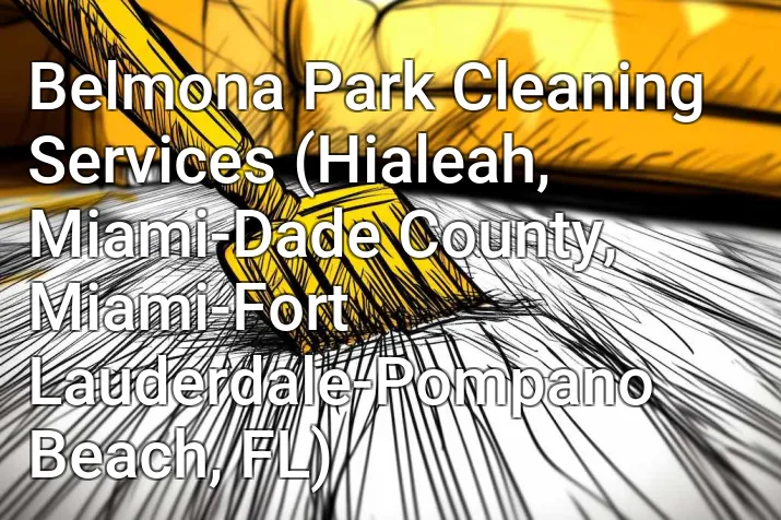 Belmona Park Cleaning Services (Hialeah, Miami-Dade County, Miami-Fort Lauderdale-Pompano Beach, FL)