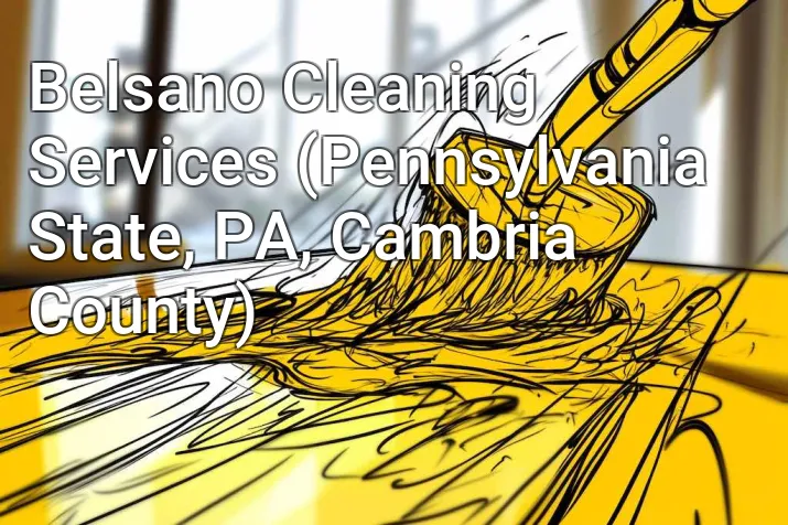 Belsano Cleaning Services (Pennsylvania State, PA, Cambria County)