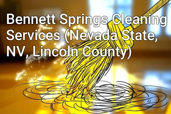 Bennett Springs Cleaning Services (Nevada State, NV, Lincoln County)