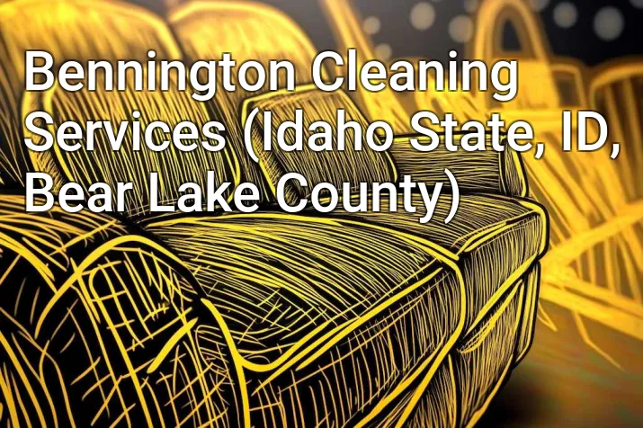 Bennington Cleaning Services (Idaho State, ID, Bear Lake County)