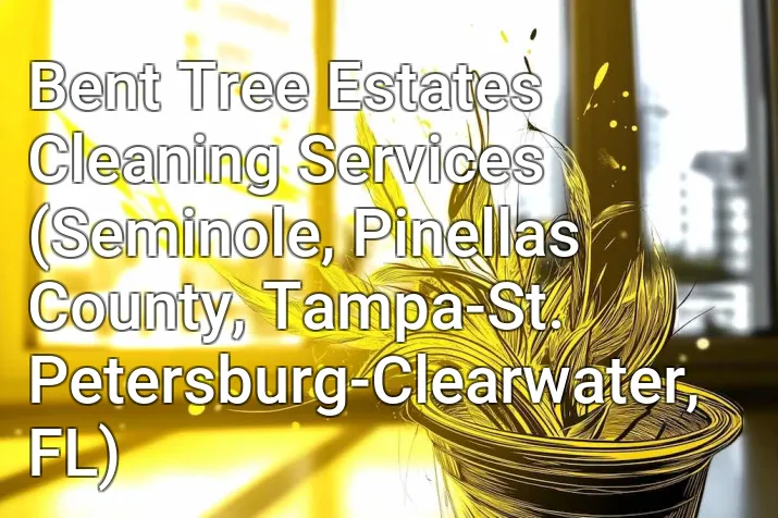 Bent Tree Estates Cleaning Services (Seminole, Pinellas County, Tampa-St. Petersburg-Clearwater, FL)