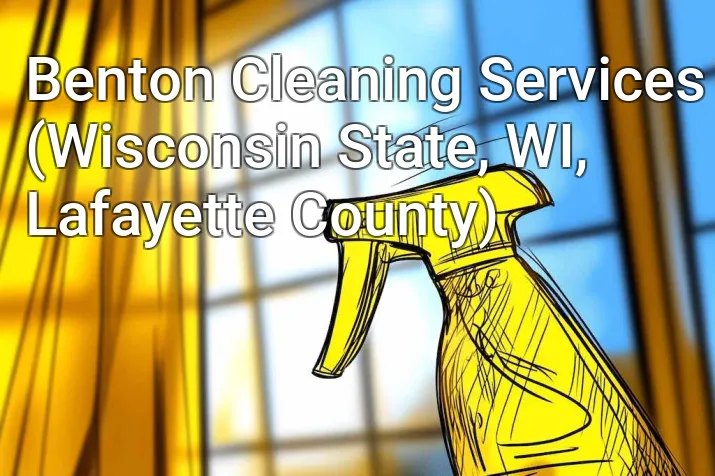 Benton Cleaning Services (Wisconsin State, WI, Lafayette County)
