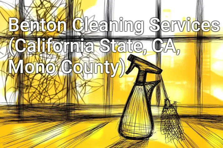 Benton Cleaning Services (California State, CA, Mono County)