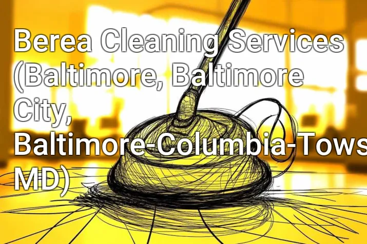 Berea Cleaning Services (Baltimore, Baltimore City, Baltimore-Columbia-Towson, MD)