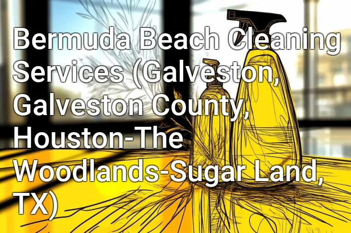 Bermuda Beach Cleaning Services (Galveston, Galveston County, Houston-The Woodlands-Sugar Land, TX)