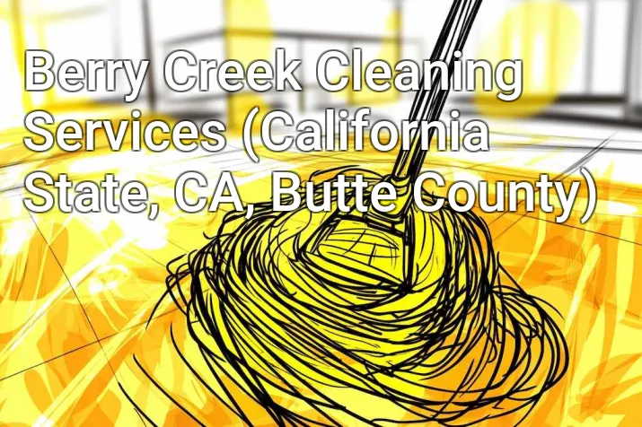Berry Creek Cleaning Services (California State, CA, Butte County)