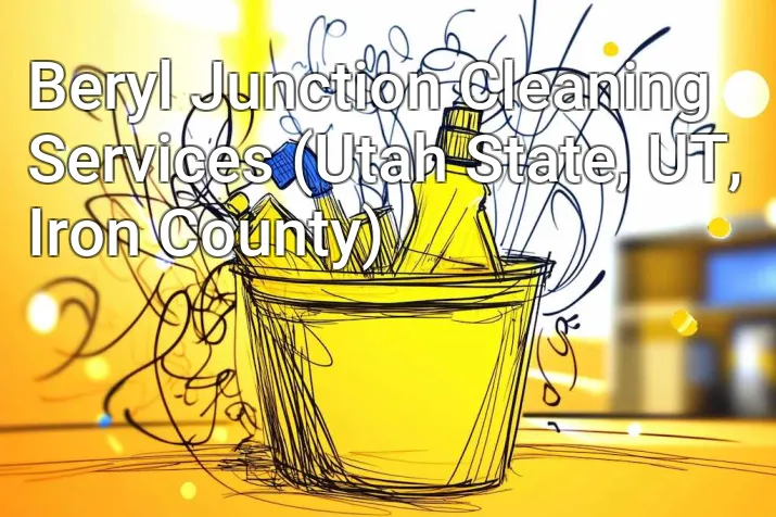 Beryl Junction Cleaning Services (Utah State, UT, Iron County)