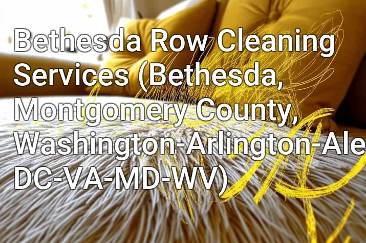 Bethesda Row Cleaning Services (Bethesda, Montgomery County, Washington-Arlington-Alexandria, DC-VA-MD-WV)