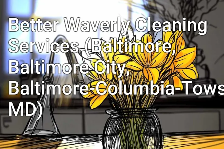 Better Waverly Cleaning Services (Baltimore, Baltimore City, Baltimore-Columbia-Towson, MD)