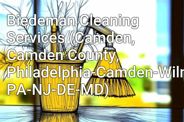 Biedeman Cleaning Services (Camden, Camden County, Philadelphia-Camden-Wilmington, PA-NJ-DE-MD)