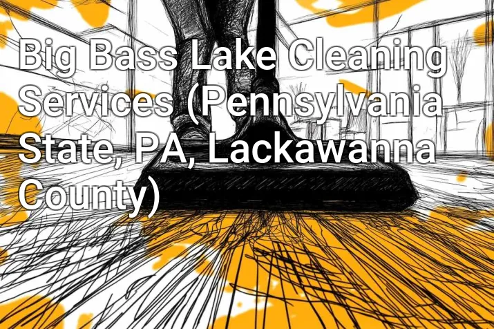 Big Bass Lake Cleaning Services (Pennsylvania State, PA, Lackawanna County)