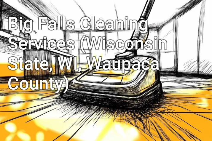 Big Falls Cleaning Services (Wisconsin State, WI, Waupaca County)