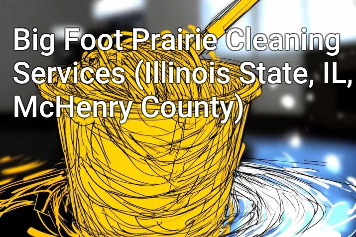 Big Foot Prairie Cleaning Services (Illinois State, IL, McHenry County)