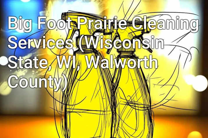 Big Foot Prairie Cleaning Services (Wisconsin State, WI, Walworth County)