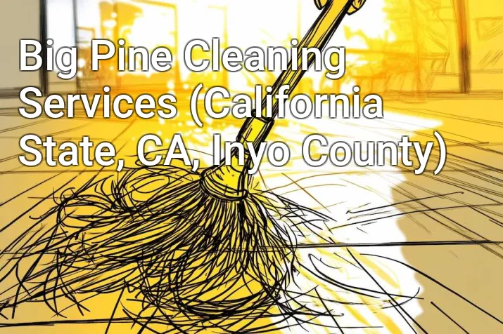 Big Pine Cleaning Services (California State, CA, Inyo County)